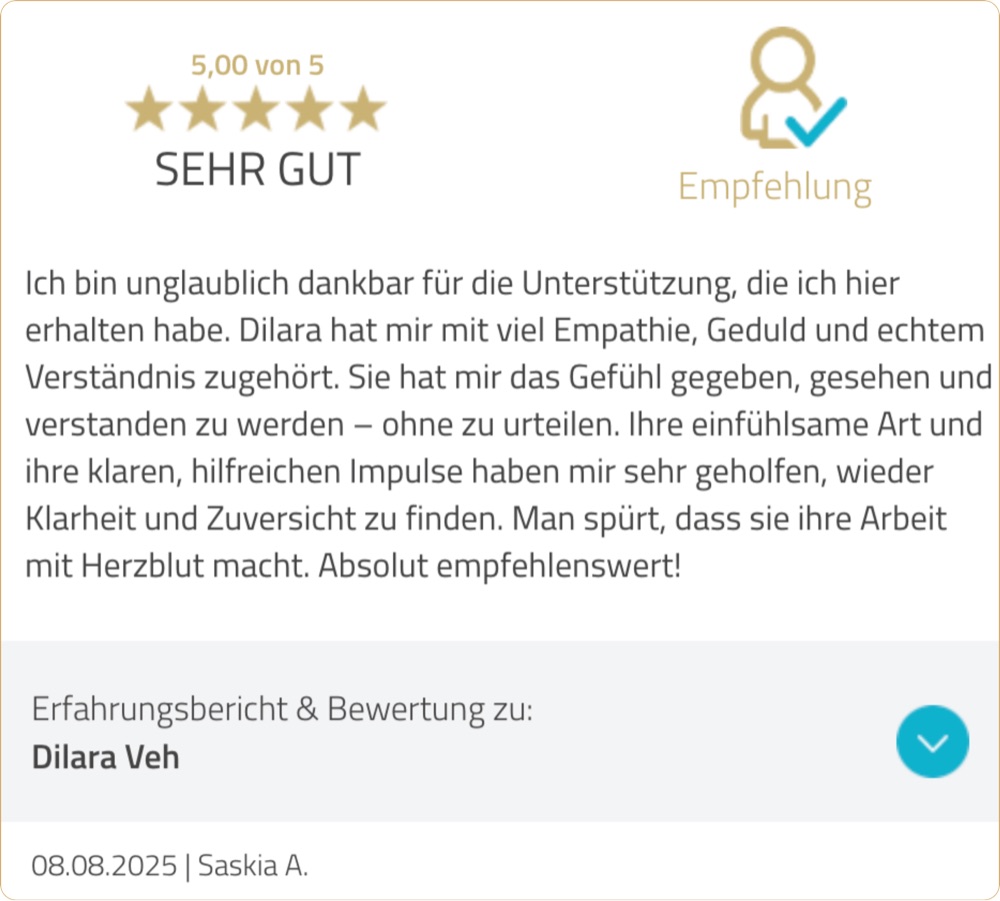 Bewertung auf ProvenExpert, 3 von 6