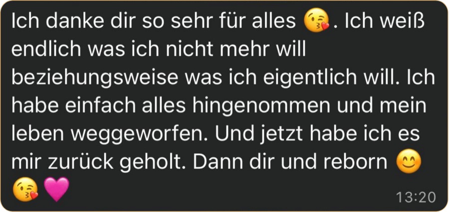 WhatsApp-Nachricht eines Mitglieds, 2 von 10