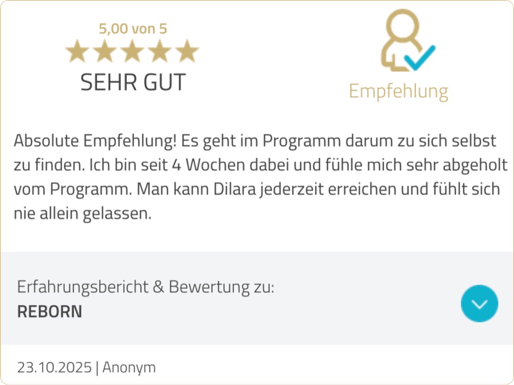 Bewertung auf ProvenExpert, 1 von 6